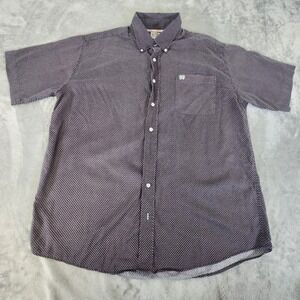 Cinch Shirt Mens Large Multi-Color Short Sleeve Geometric Pattern‎ Western Rodeo